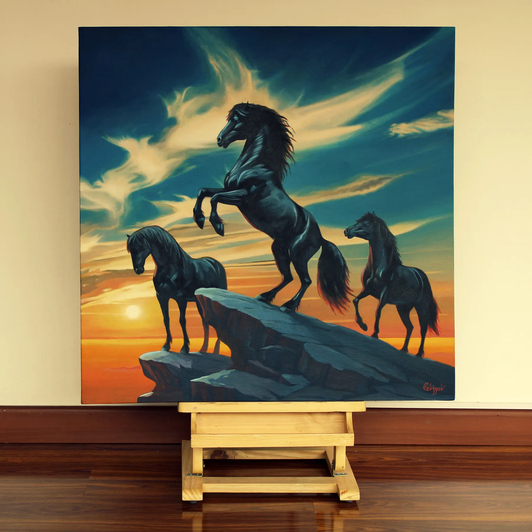 Tres caballos